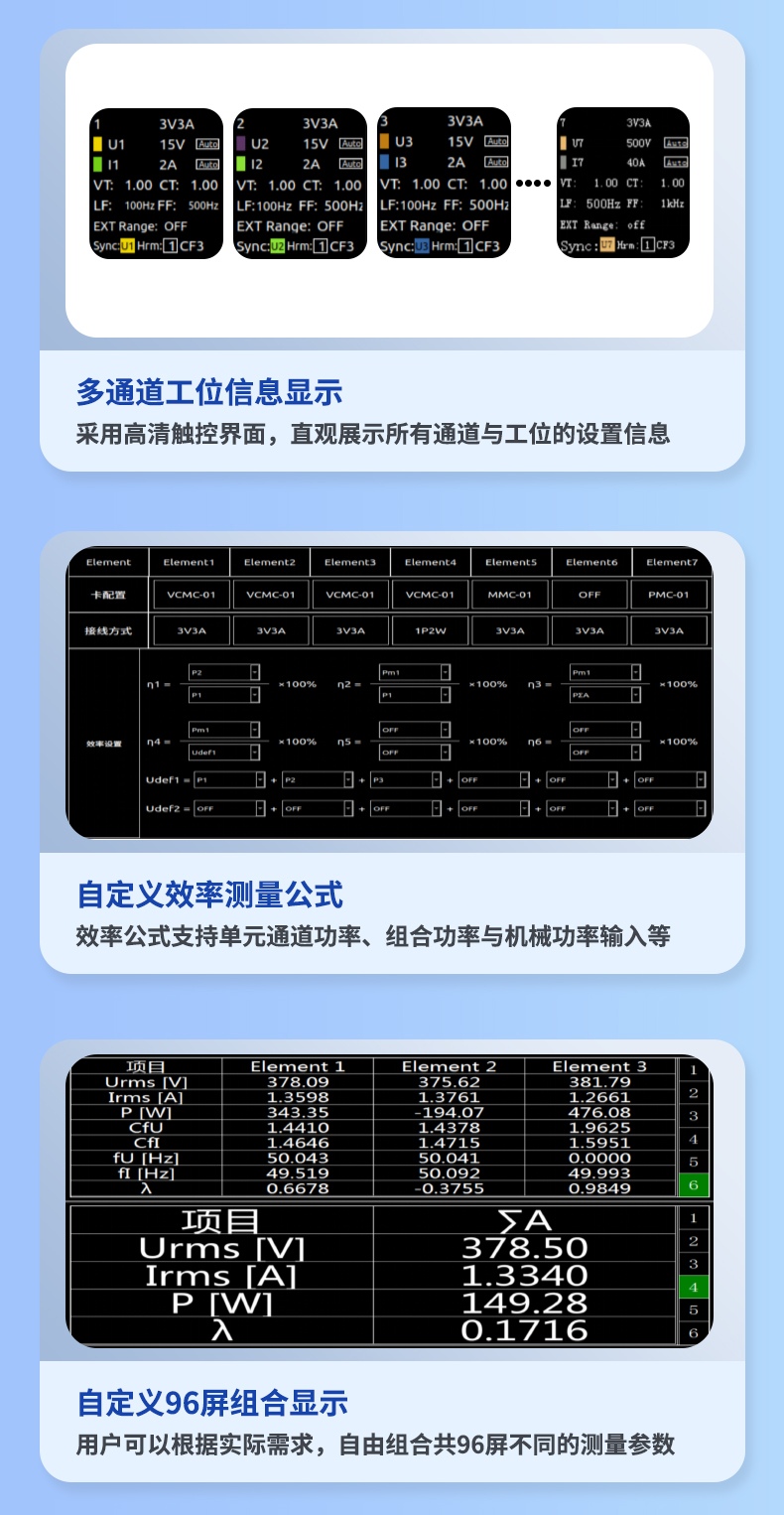 威格新品-多通道，多功能、高精度功率分析儀VG3000系列 廠家直銷 質量保障插圖9